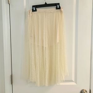 Free People shorts with lace overlay NWOT